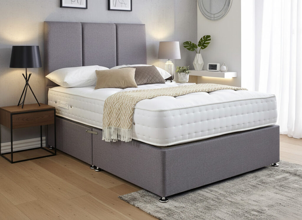 Elgin Guest Hotel Contract 1500 Pocket Sprung Divan Bed Set