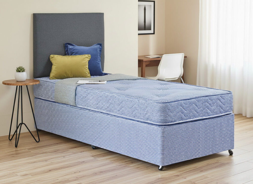 Whitburn Student Contract Tufted Coil Sprung Divan Bed Set
