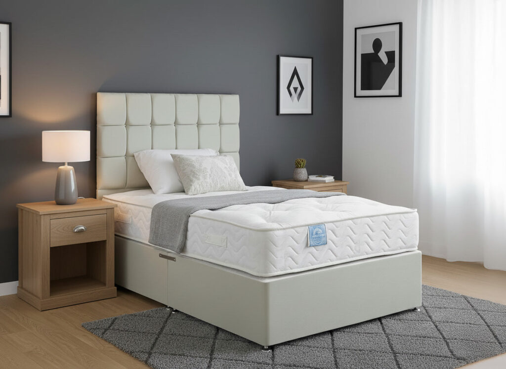 Stirling Guest Hotel Contract 1000 Pocket Sprung Divan Bed Set