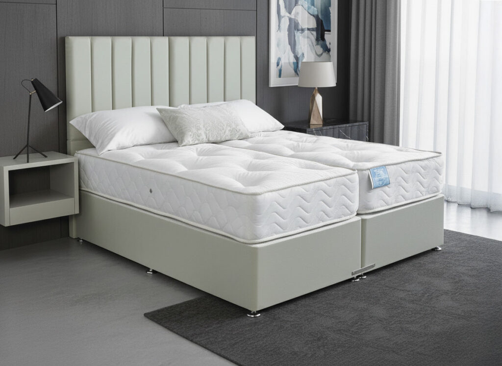 Stirling Guest Hotel Zip and Link Contract 1000 Pocket Sprung Divan Bed Set